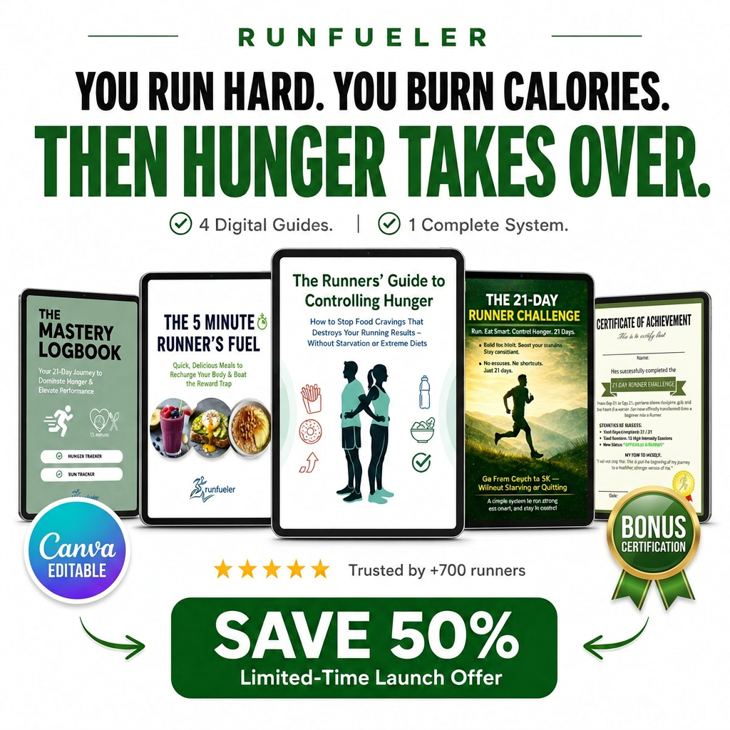 You're burning calories on the road and eating them back in the kitchen RunFueler breaks that cycle for good