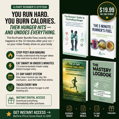 You're burning calories on the road and eating them back in the kitchen RunFueler breaks that cycle for good