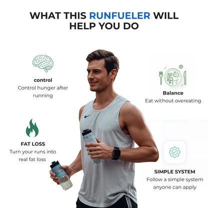 You're burning calories on the road and eating them back in the kitchen RunFueler breaks that cycle for good